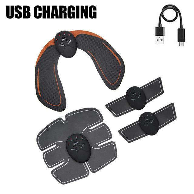 EMS USB Charging Muscle Stimulator Fitness Buttock Abdominal Trainer - Indicart
