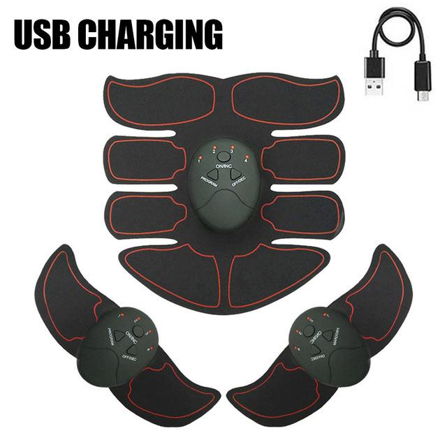 EMS USB Charging Muscle Stimulator Fitness  Buttock Abdominal Trainer - Indicart