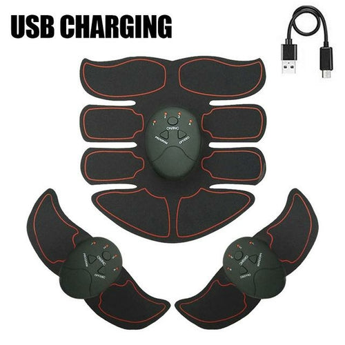EMS USB Charging Muscle Stimulator Fitness  Buttock Abdominal Trainer - Indicart