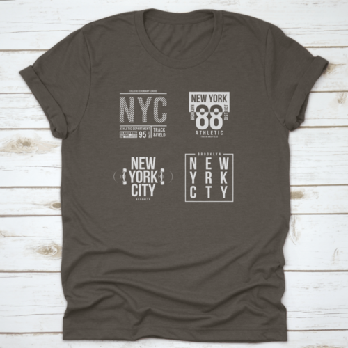 Trending New York Brooklyn Typography For T-Shirt For Women
