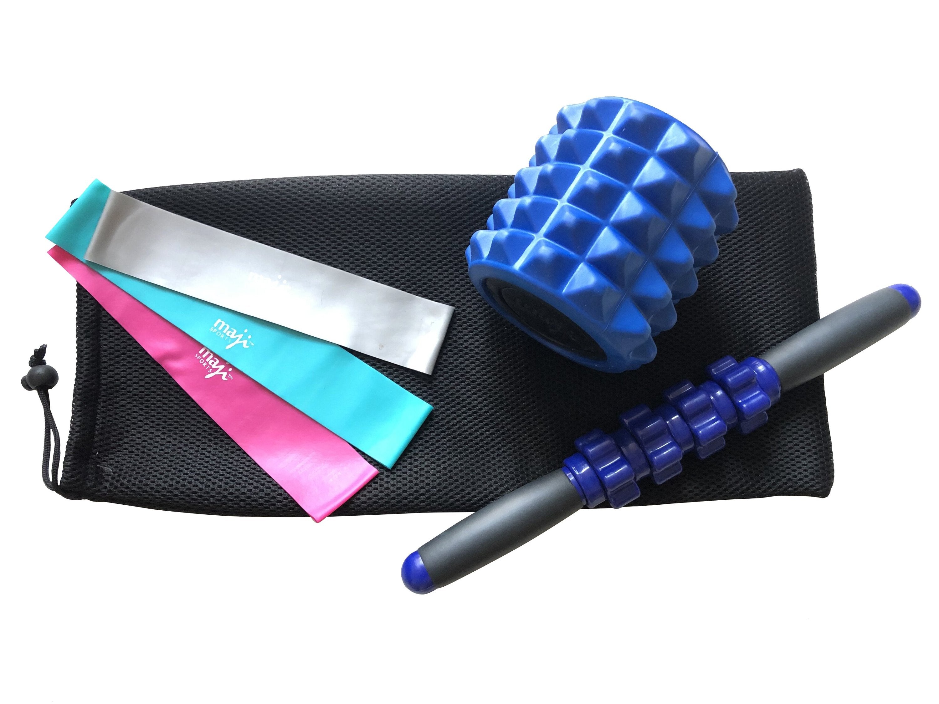 Muscle Recovery & 3 Pack Resistance Band Combo Set - Indicart