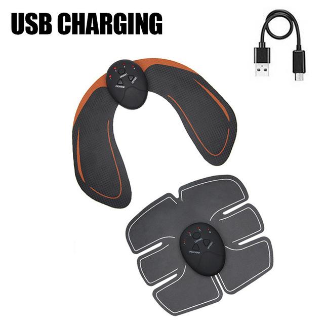 EMS USB Charging Muscle Stimulator Fitness Buttock Abdominal Trainer - Indicart