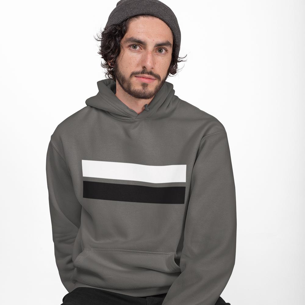 Mens Double Strip Hoodie - Indicart