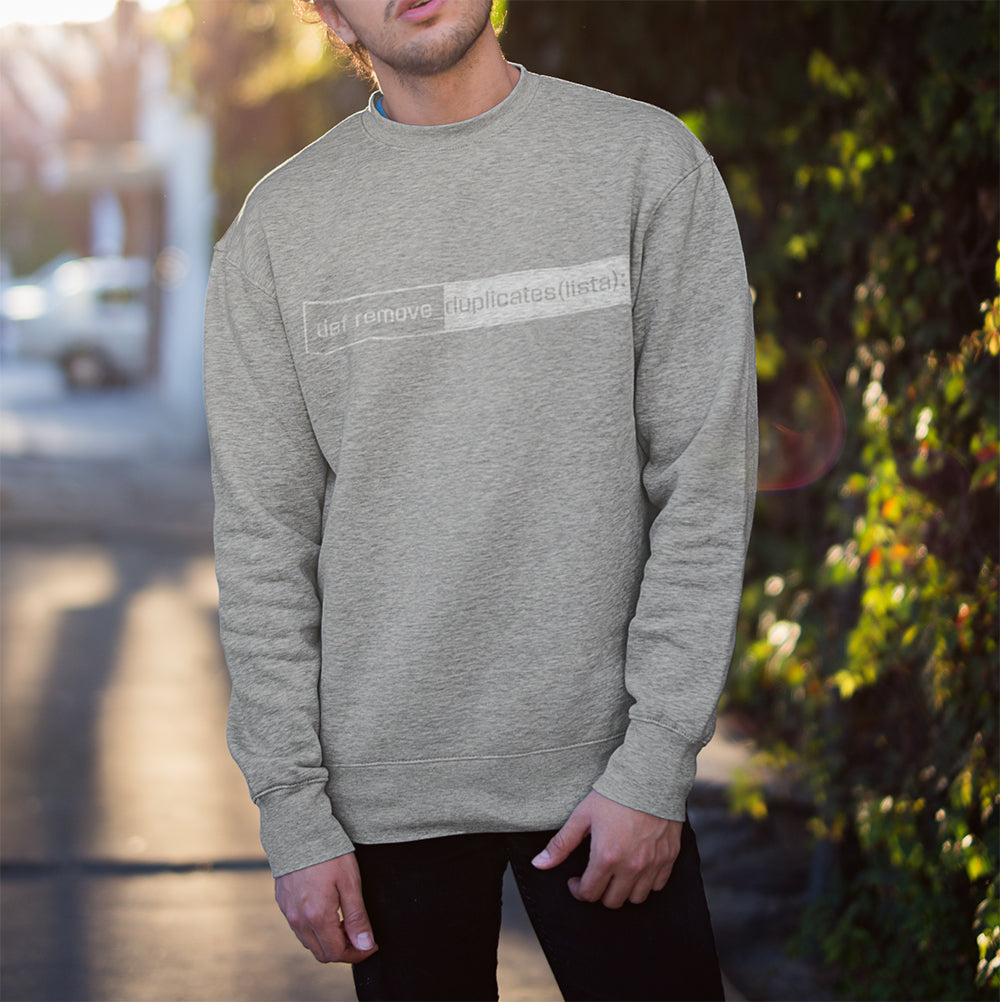 Mens Python Coding Logo Sweatshirt - Indicart