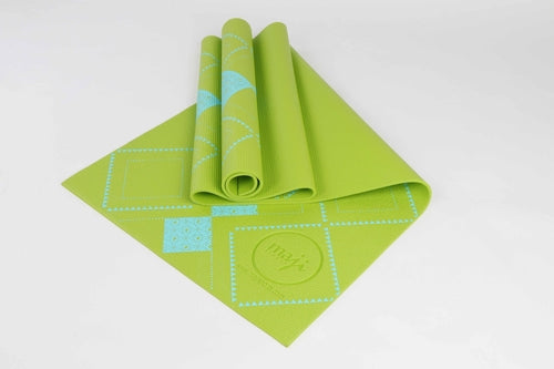 Printed PVC Premium Yoga Mat By Azure Jason - Indicart