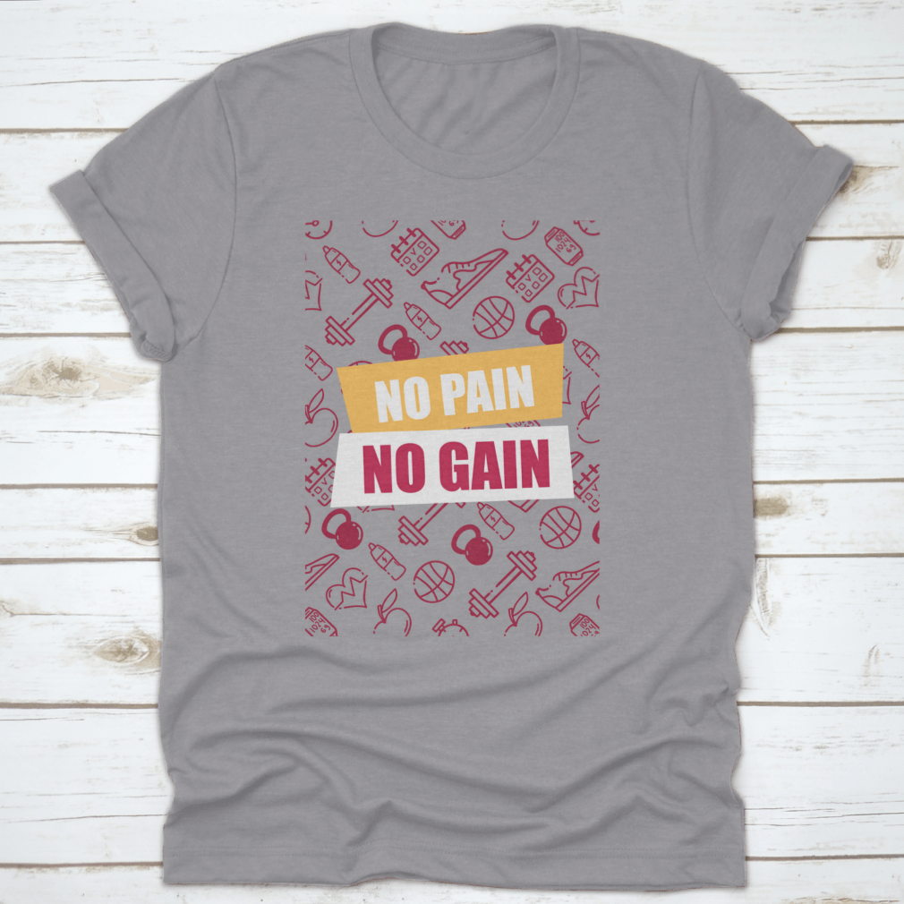 Fitness Gym Motivation Quote. Hand Draw Doodle Background