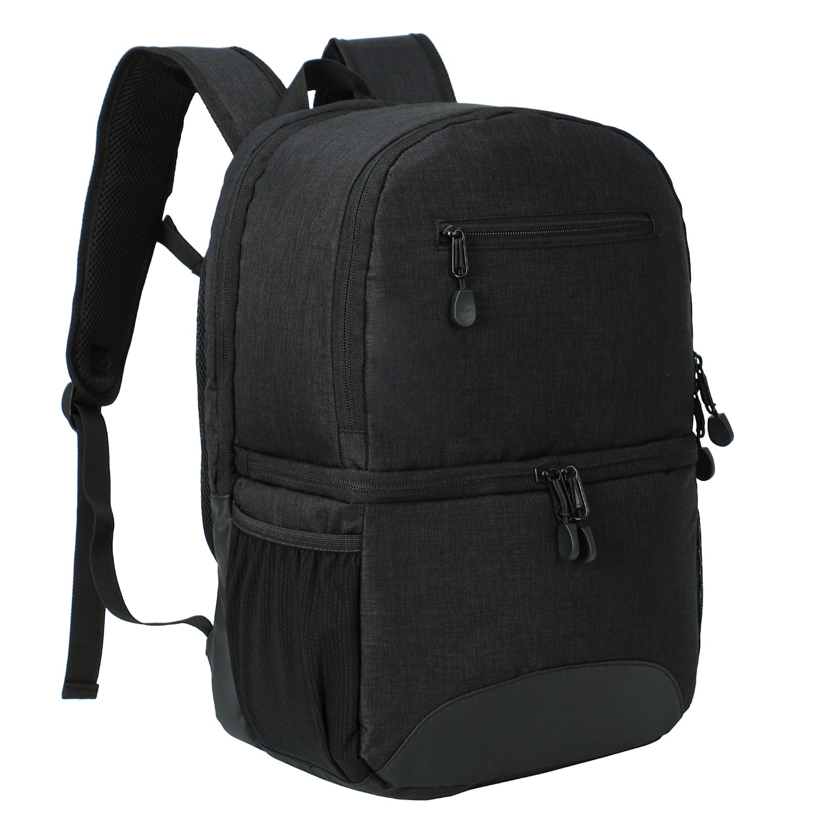 2-in-1 Lunch Backpack Cooler with Lunch Compartment Backpack Cooler Black MIER