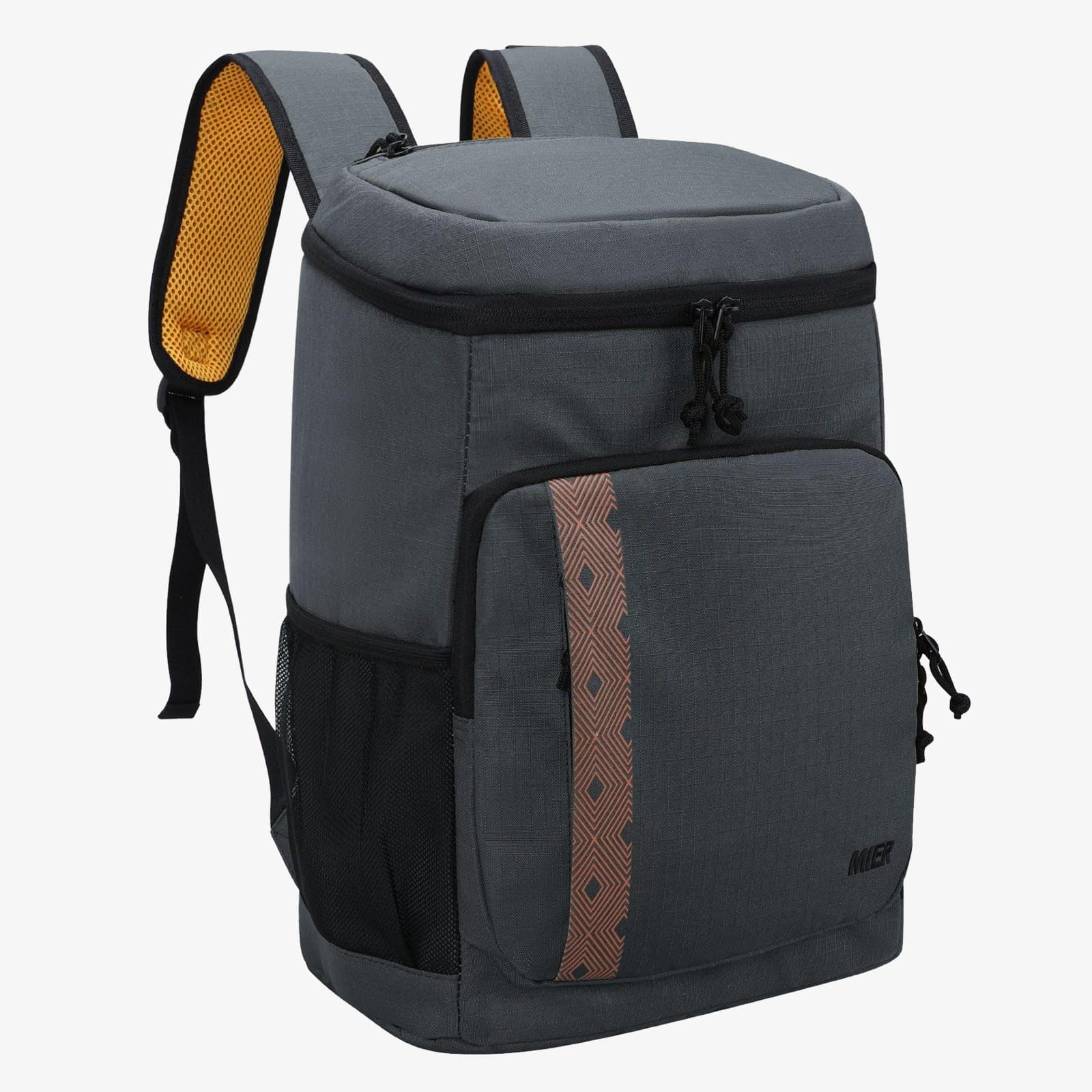 Insulated Backpack Coolers Leakproof Lunch Pack Backpack Cooler Dark Gray MIER
