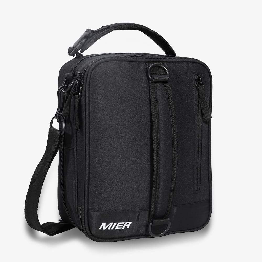 Insulated Expandable Lunch Box Bag Lunch Bag Black MIER