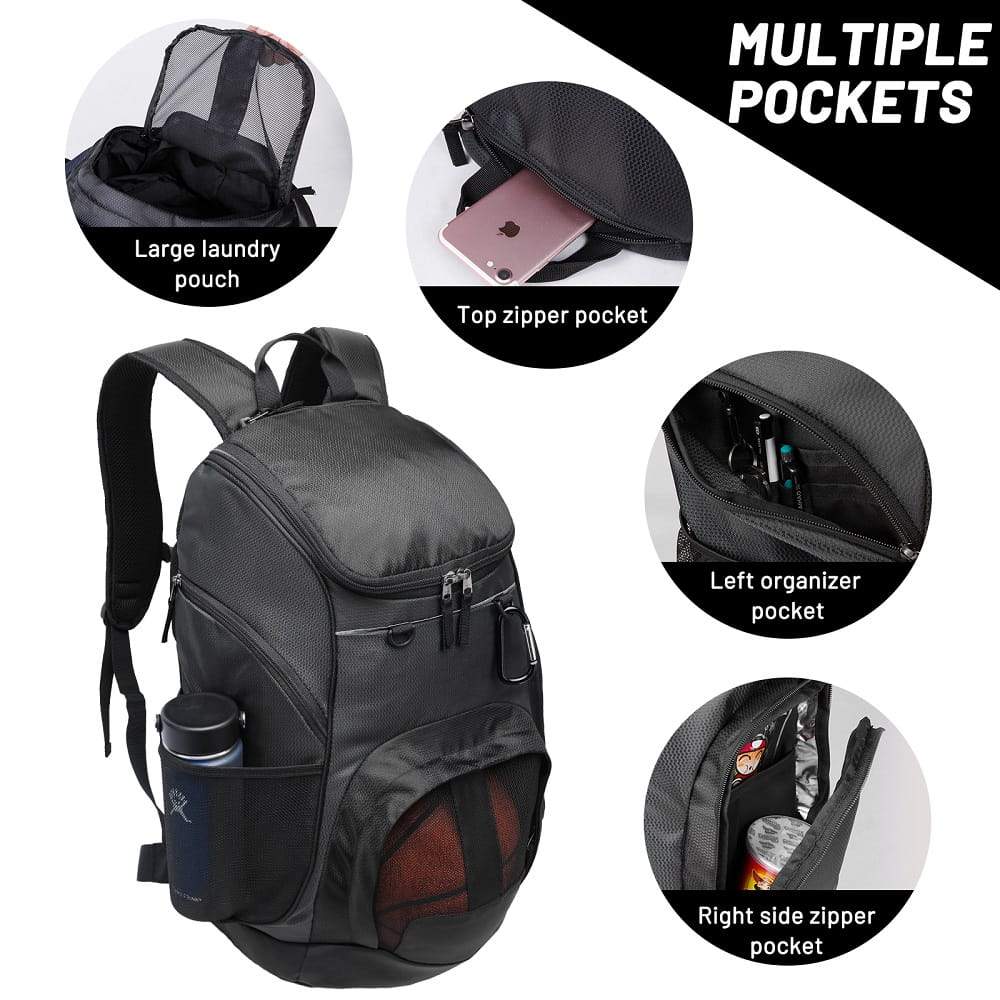Large Sports Backpack Basketball Bag Backpack Bag MIER