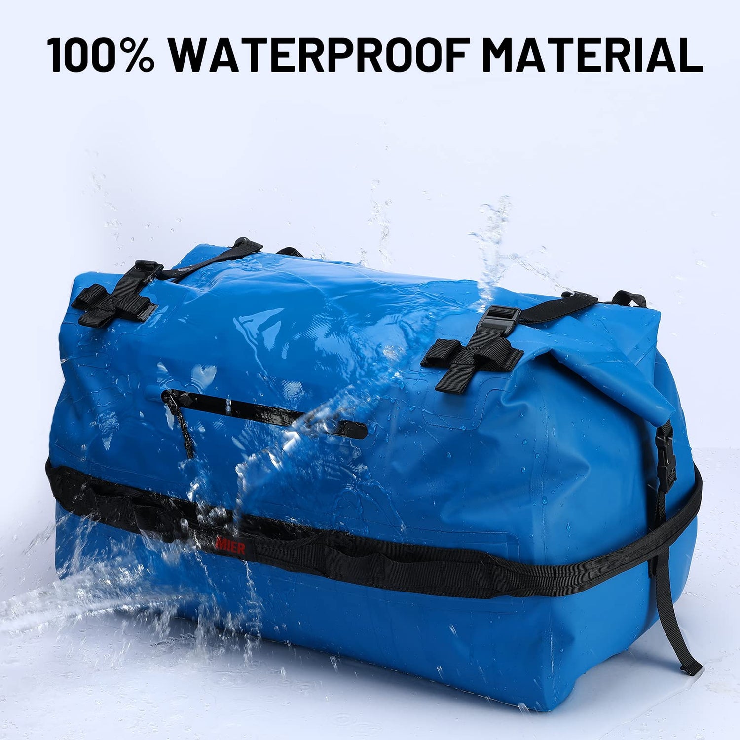 Large Waterproof Duffel Bag Rolltop Dry Backpack Duffle Bags Waterproof Duffel MIER