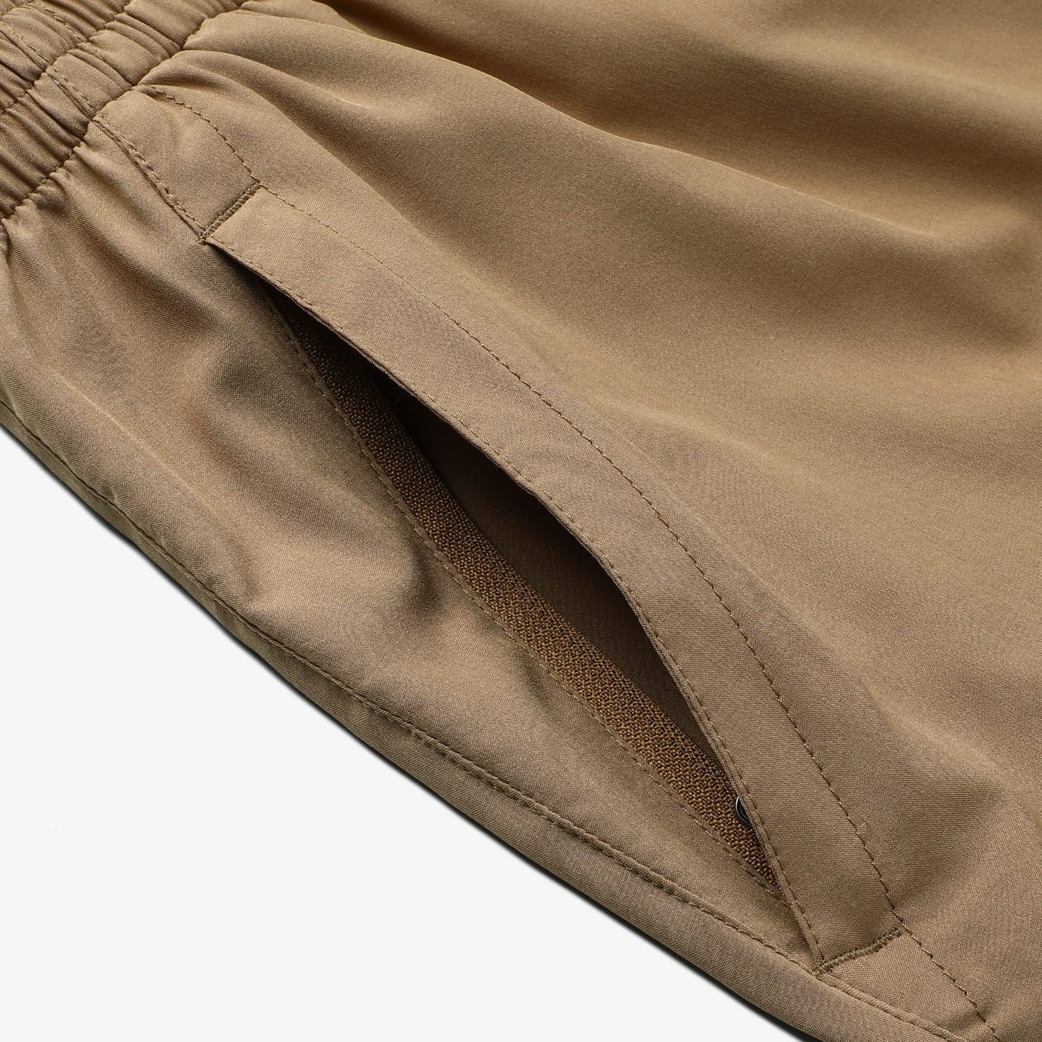 Men 7 Inch Running Shorts Quick Dry with Zipper Pockets Men&