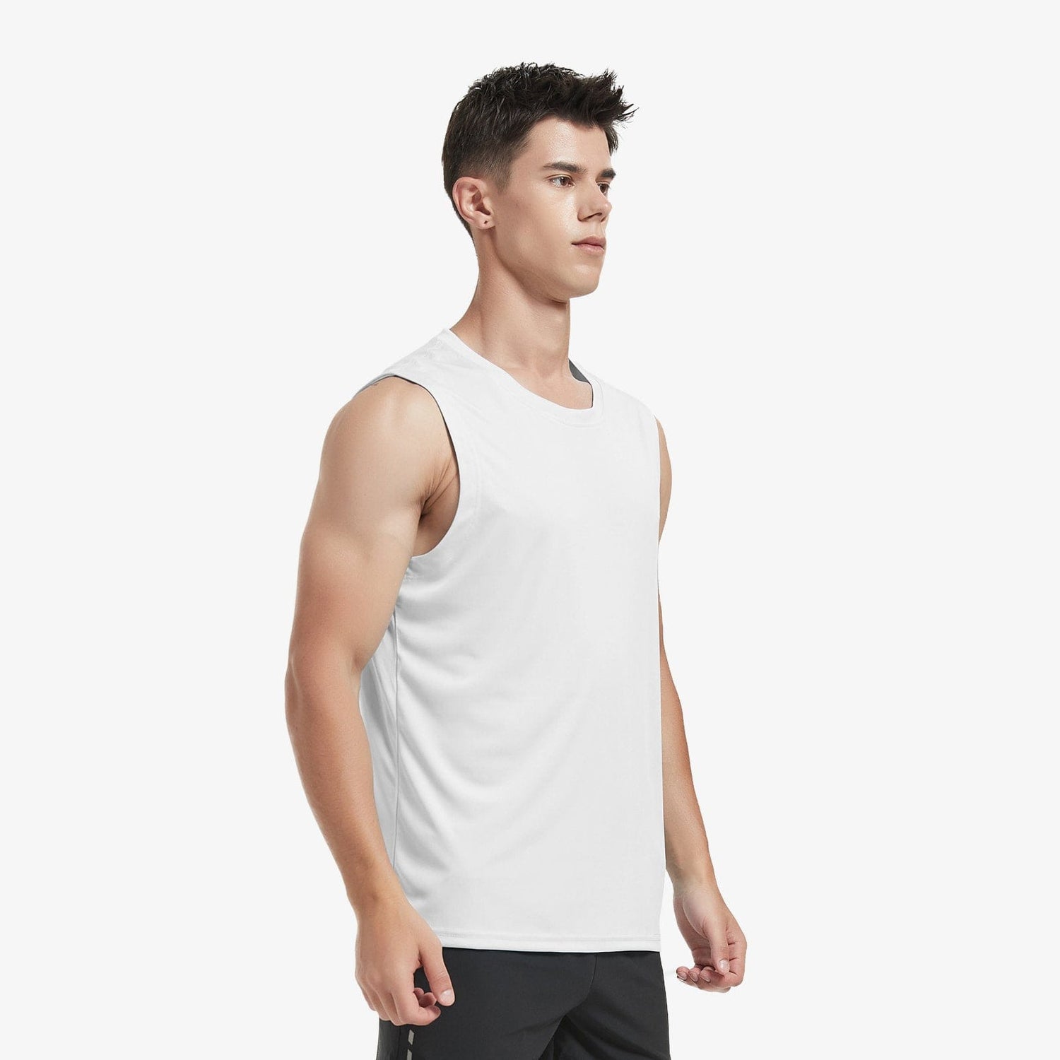 Men Lightweight UPF 50+ Sun Shirts Quick Dry Tank Tops Tank Top MIER