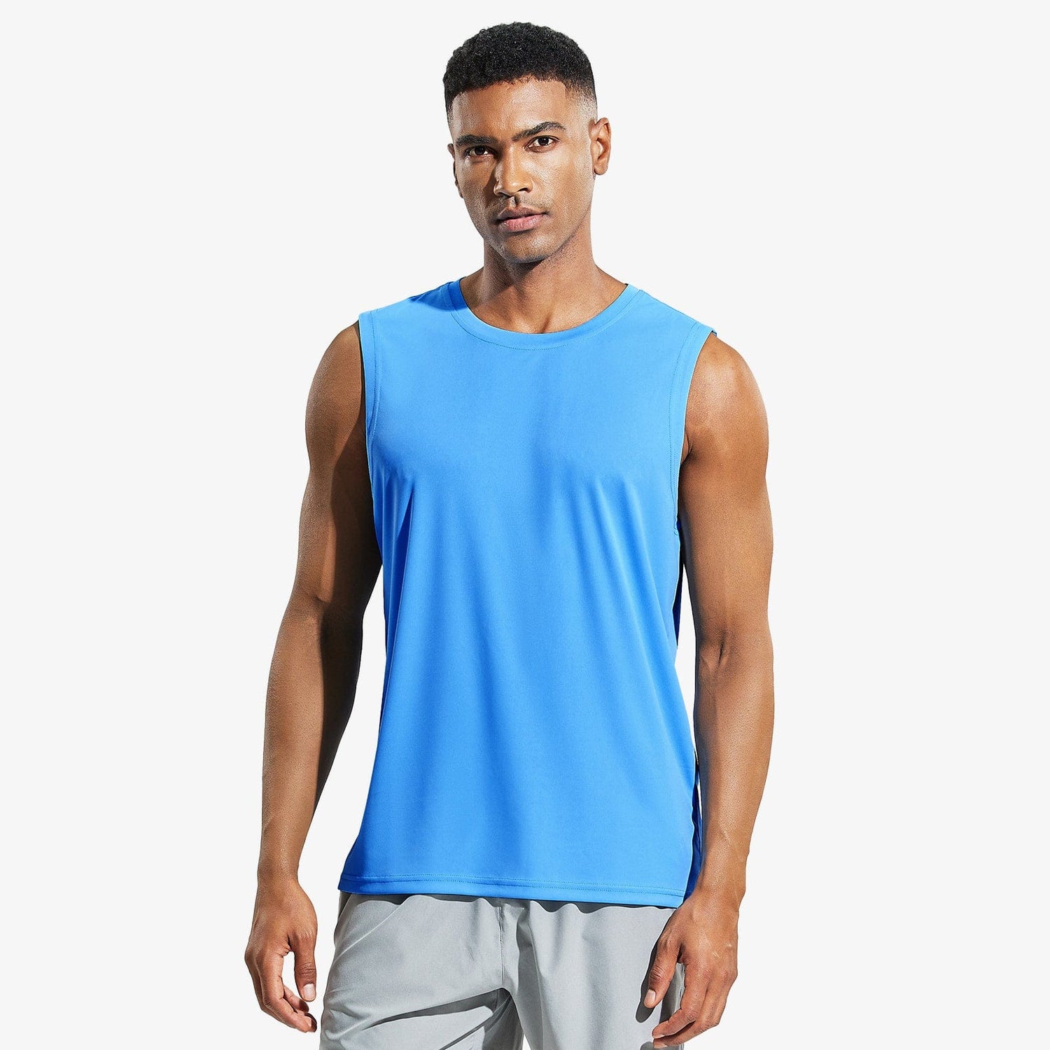 Men Lightweight UPF 50+ Sun Shirts Quick Dry Tank Tops Tank Top MIER