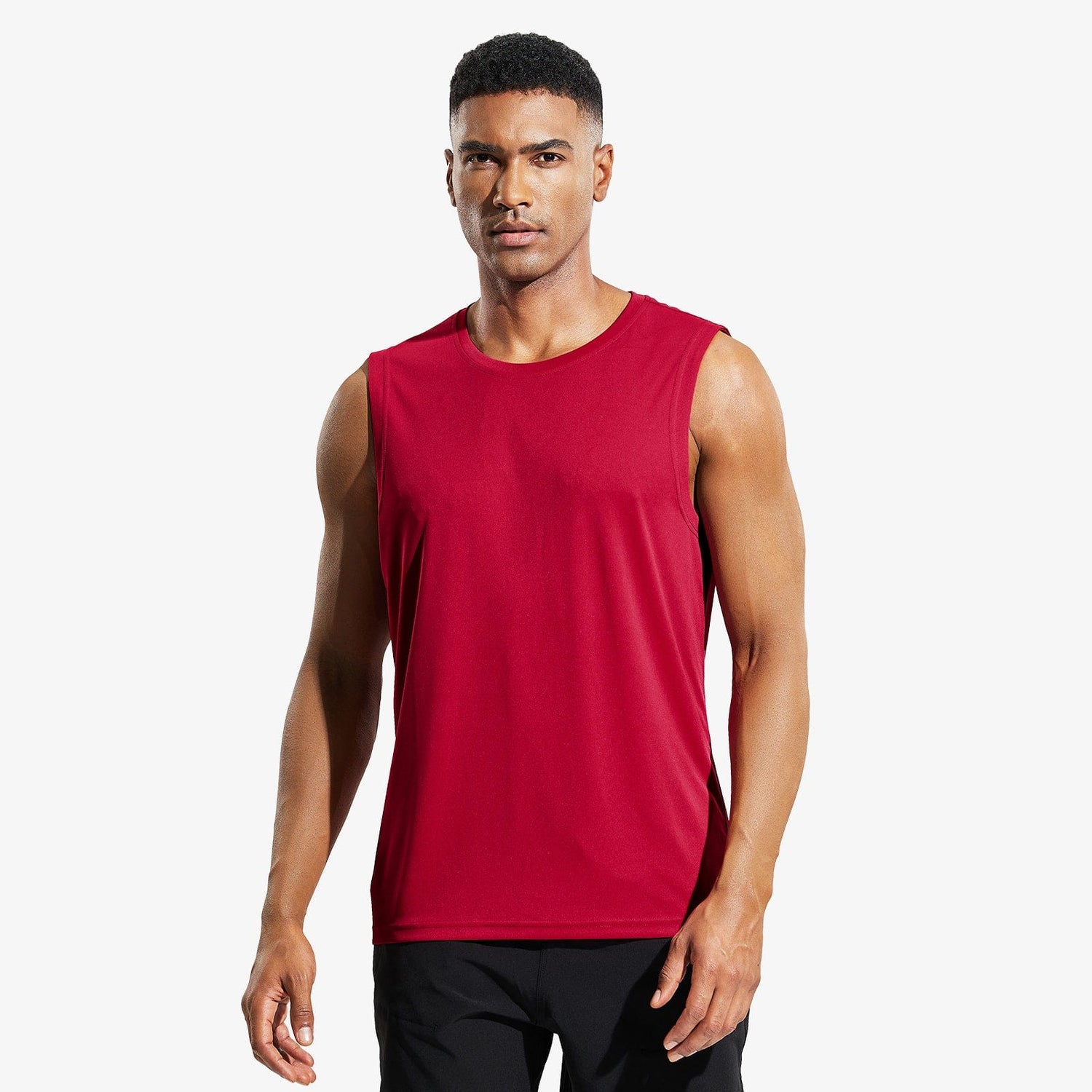 Men Lightweight UPF 50+ Sun Shirts Quick Dry Tank Tops Tank Top MIER