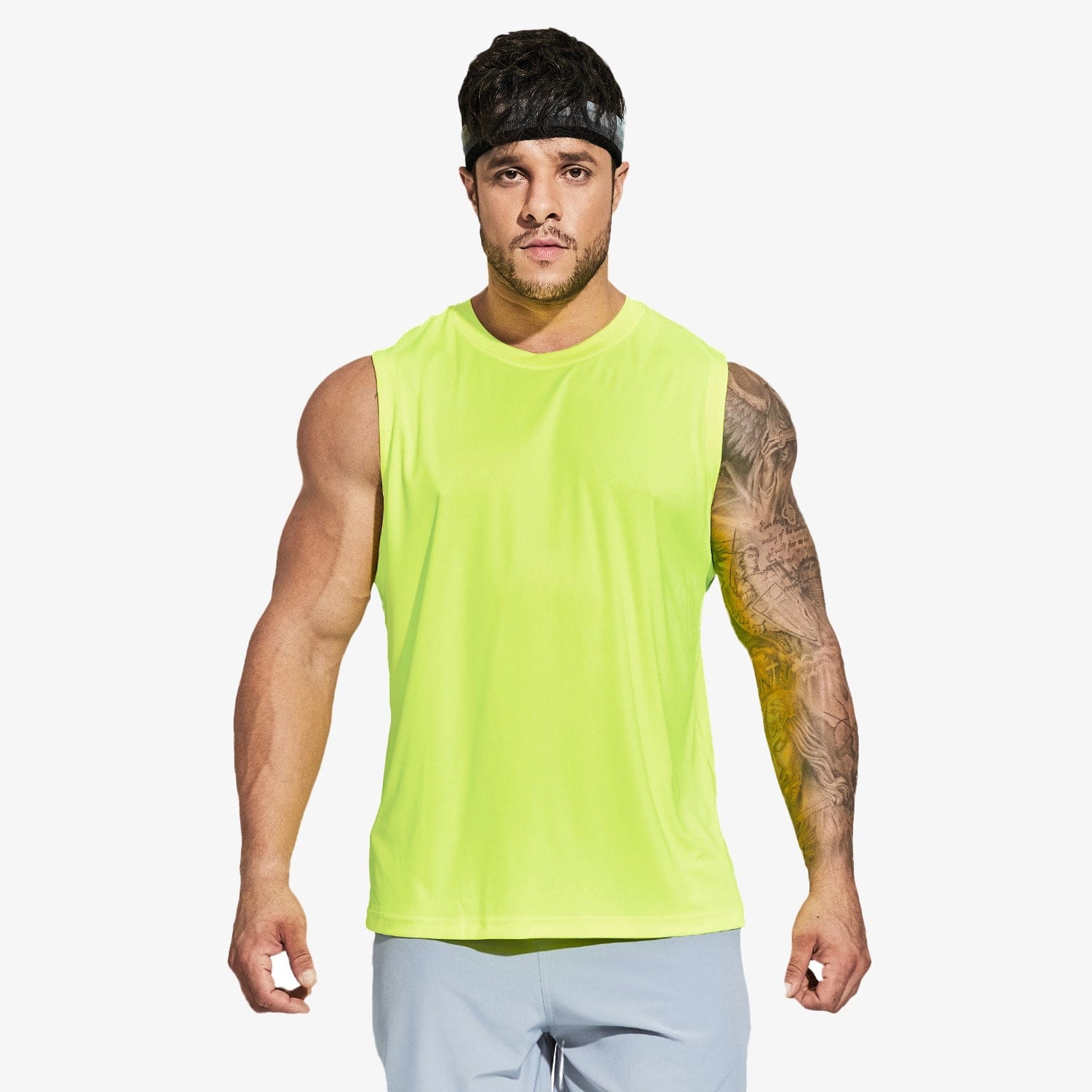 Men Lightweight UPF 50+ Sun Shirts Quick Dry Tank Tops Tank Top MIER