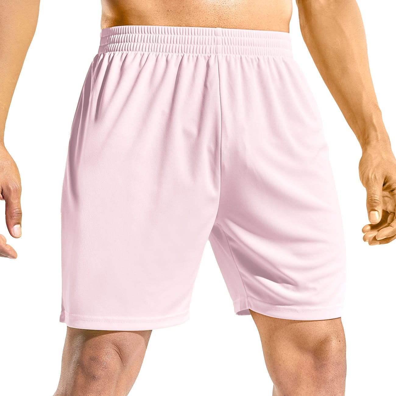 Men Quick-Dry Athletic Running Shorts without Pockets Men&