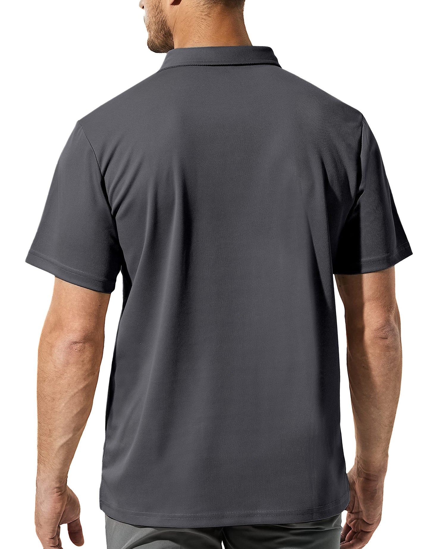 Men Quick Dry Polo Shirts Golf Collared Shirts with Chest Pocket Men Polo MIER