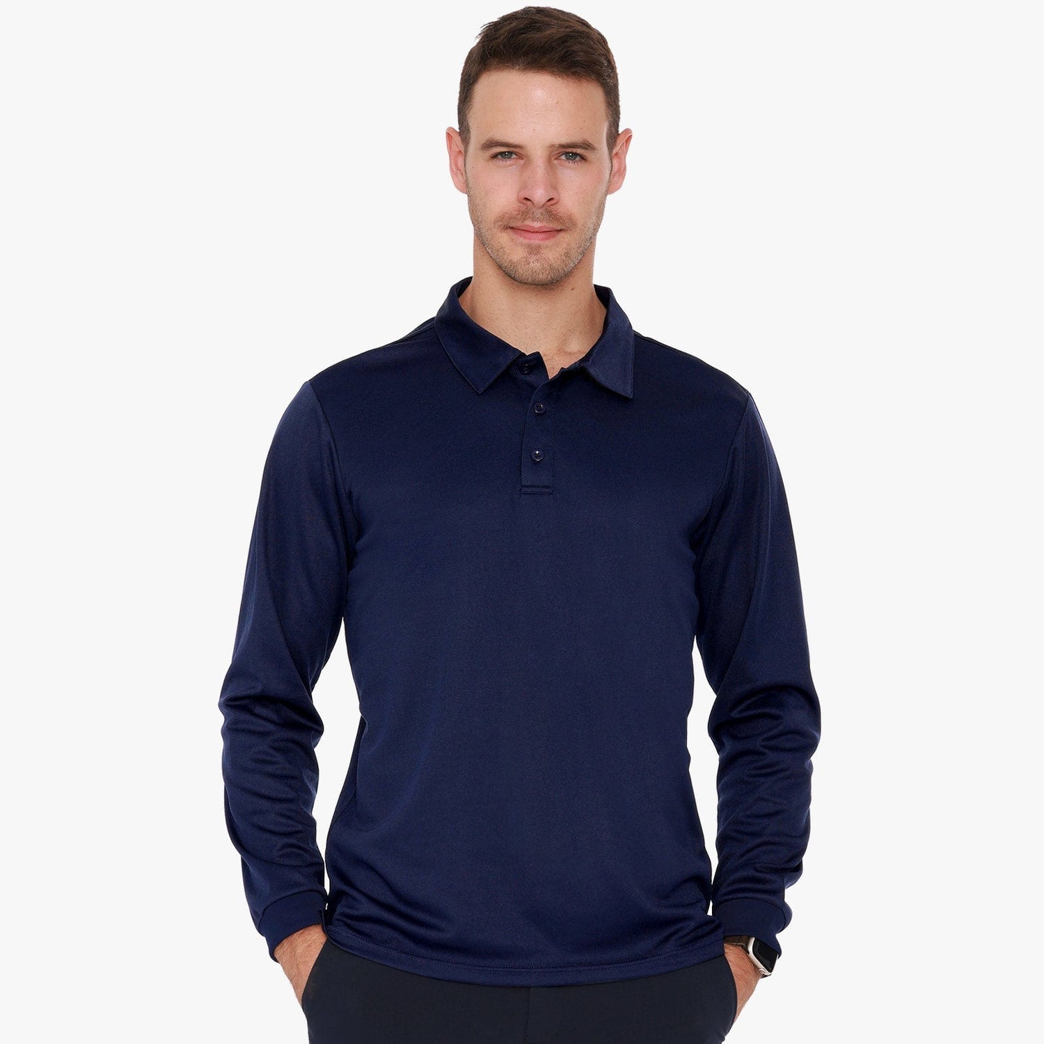 Men Quick-Dry Polo Shirts Polyester Casual Collared Shirts Men Polo MIER