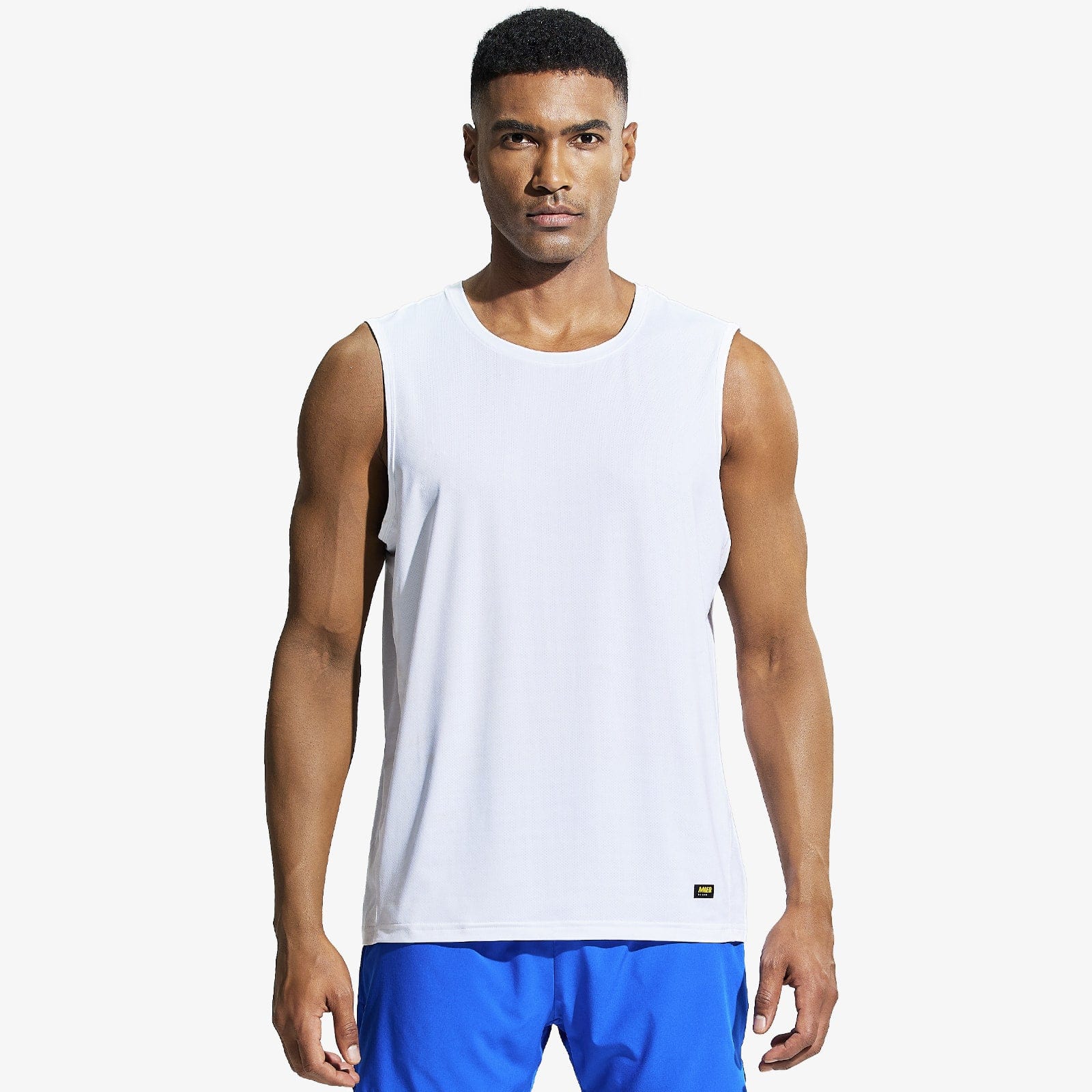 Men’s Sleeveless Tank Top Dry Fit Workout Tee Shirt Men Shirts MIER