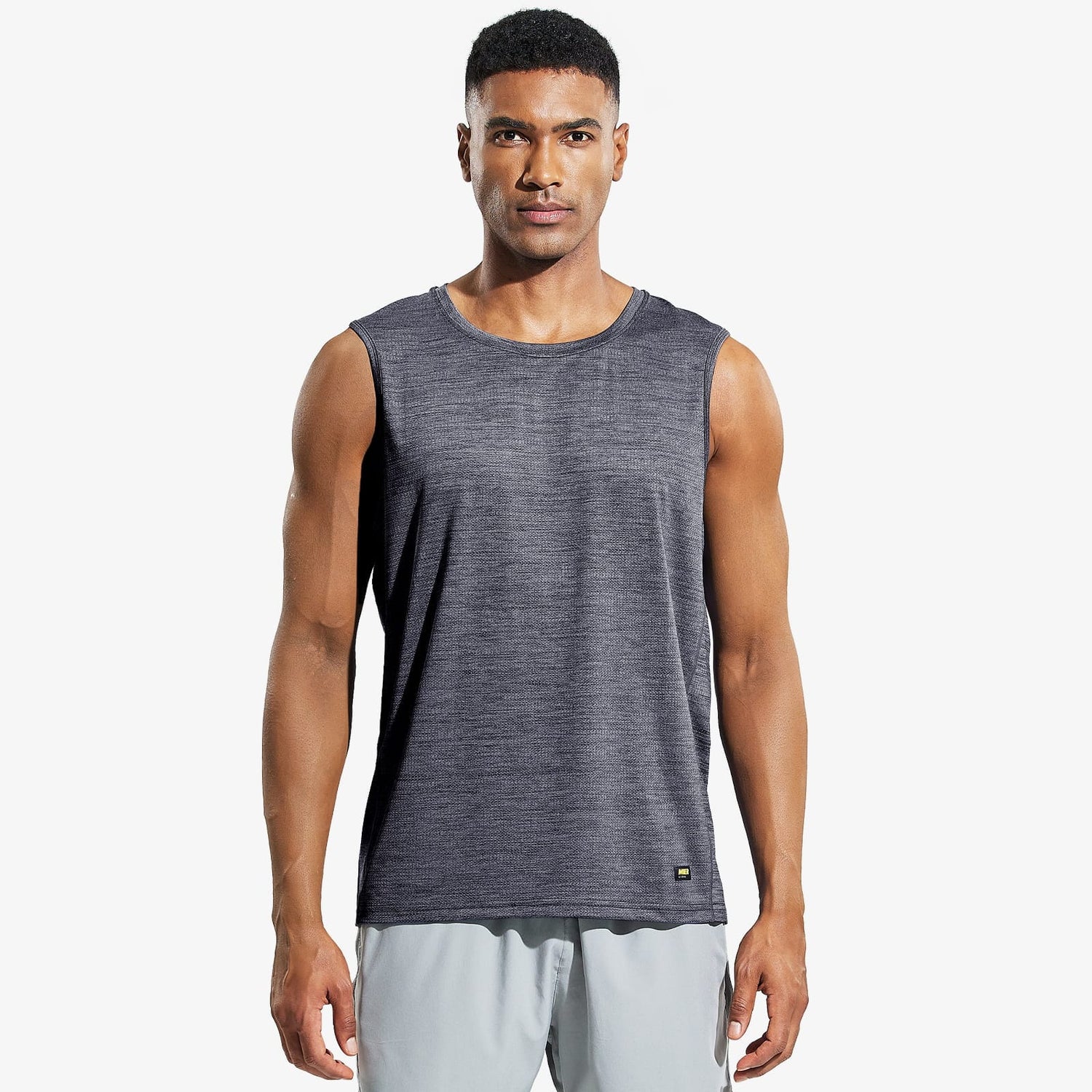 Men’s Sleeveless Tank Top Dry Fit Workout Tee Shirt Men Shirts MIER