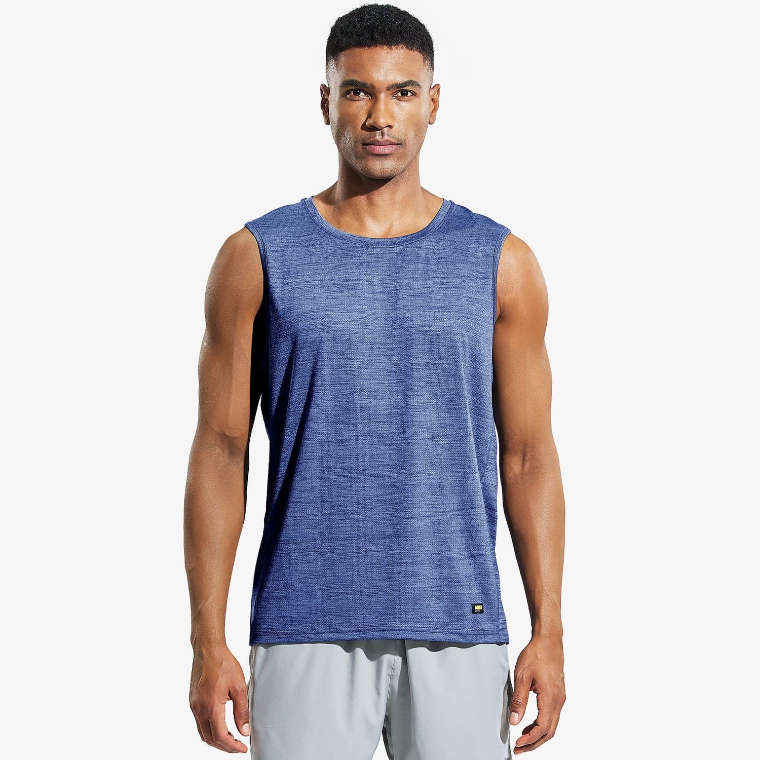 Men’s Sleeveless Tank Top Dry Fit Workout Tee Shirt Men Shirts MIER