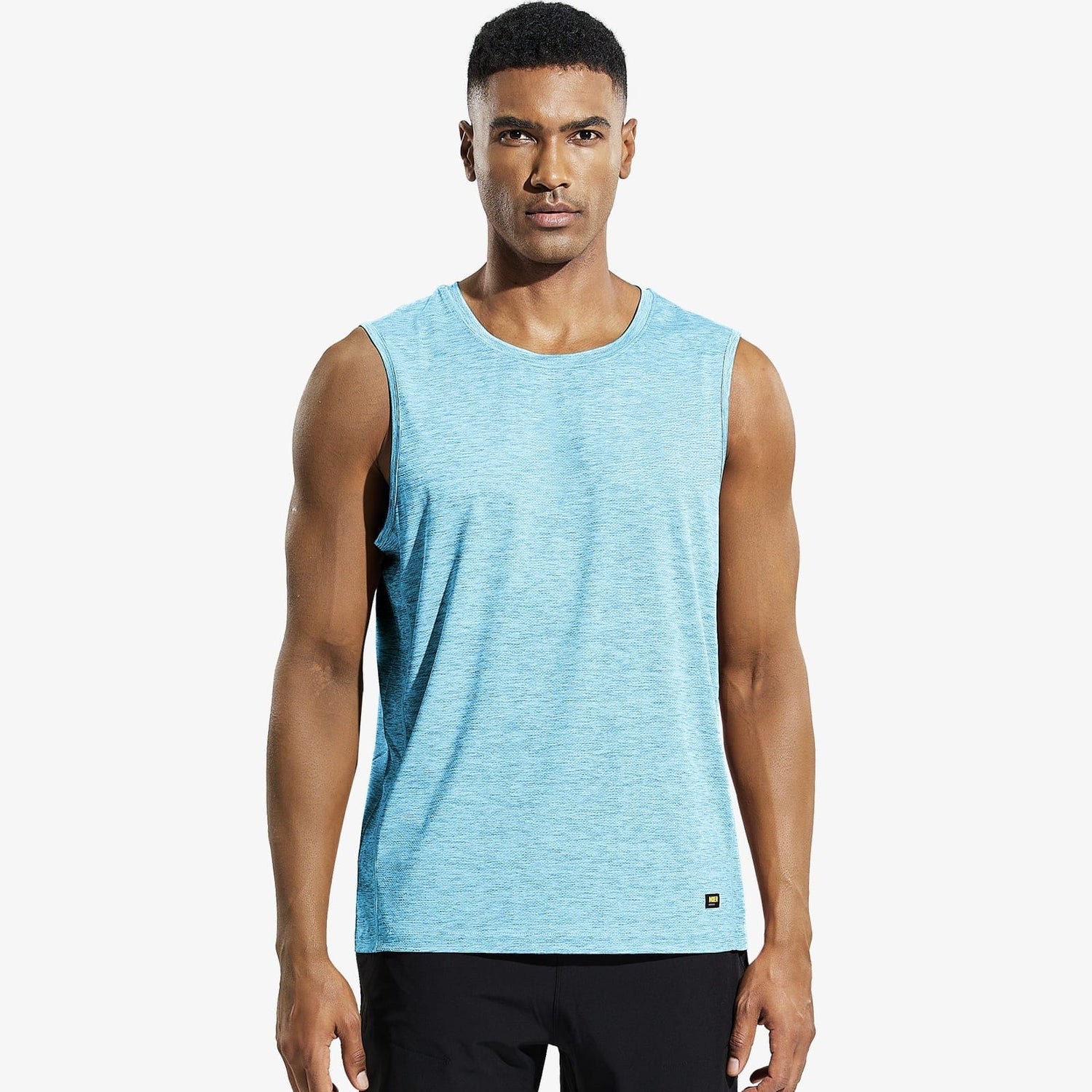 Men’s Sleeveless Tank Top Dry Fit Workout Tee Shirt Men Shirts MIER