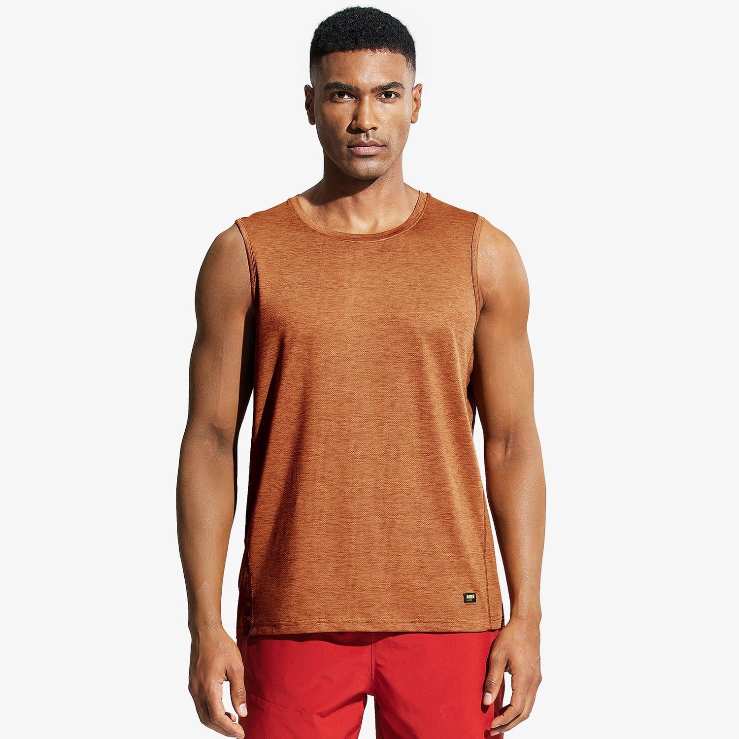 Men’s Sleeveless Tank Top Dry Fit Workout Tee Shirt Men Shirts MIER