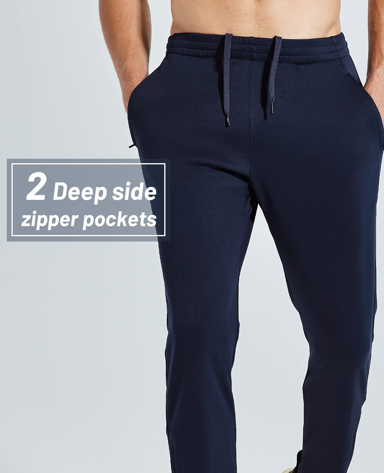 Men’s Sweatpants with Pockets Athletic Track Joggers Men Train Pants MIER