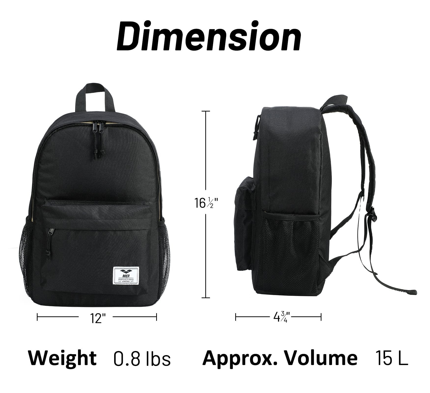 MIER Insulated Backpack Cooler Small Lunch Backpack MIERSPORTS