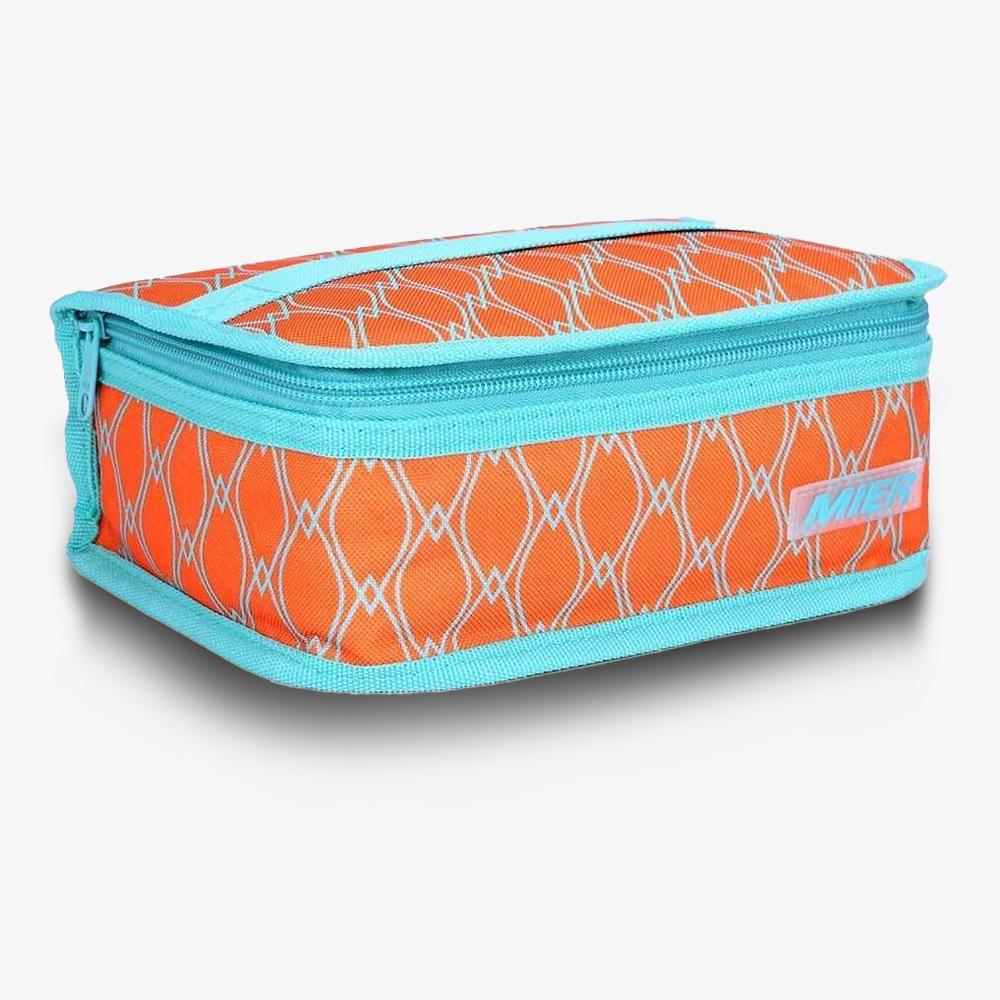 Portable Thermal Bag Mini Lunch Bag for Kids Cooler Bag Orange MIER