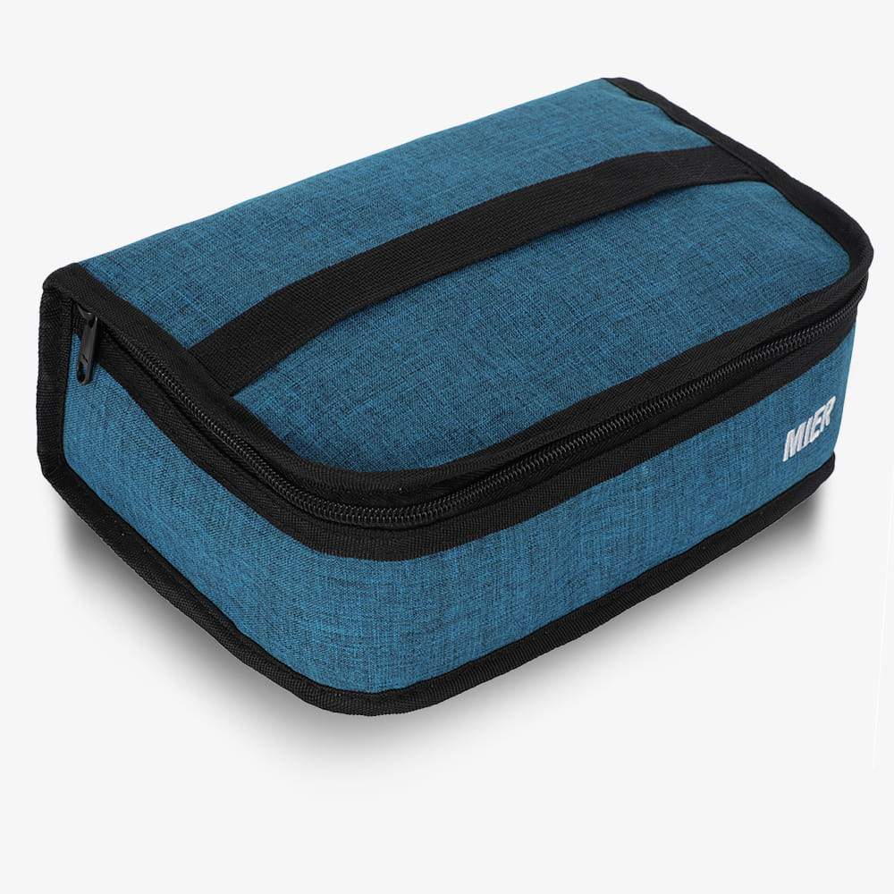 Portable Thermal Bag Mini Lunch Bag for Kids Cooler Bag Steelblue MIER