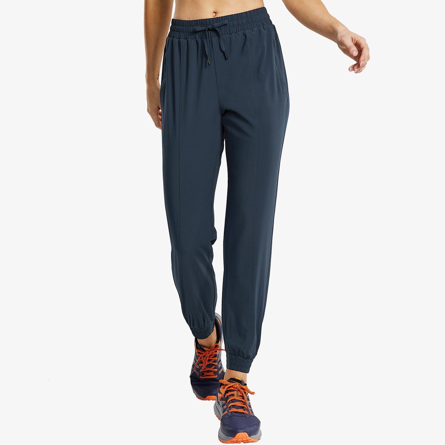 Women Lightweight Joggers Quick Dry Hiking Running Pants Women Hiking Pants Dark Blue / XS MIER