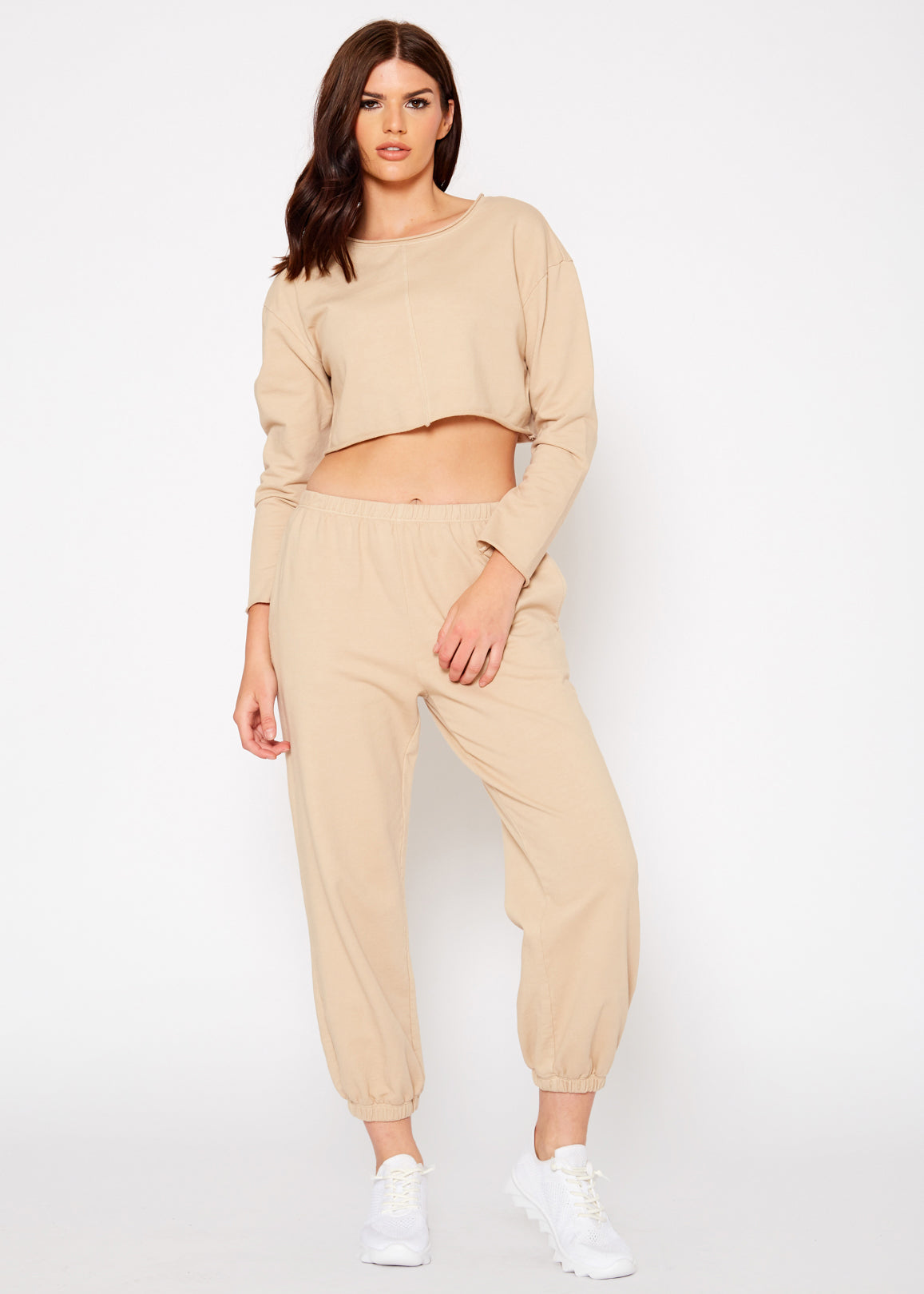 Essential French Terry Sweatpants In Khaki