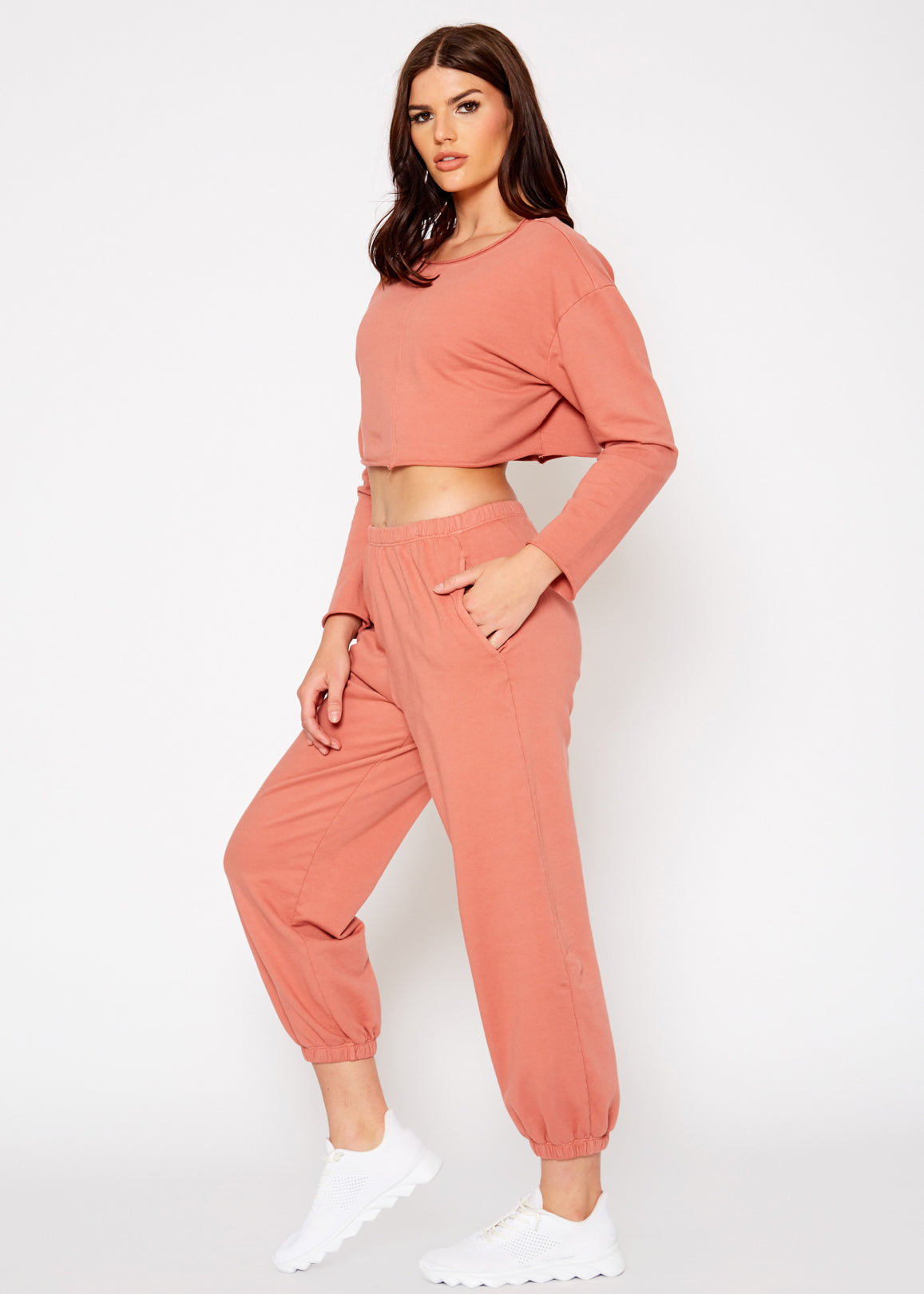 Essential French Terry Sweatpants In Rose