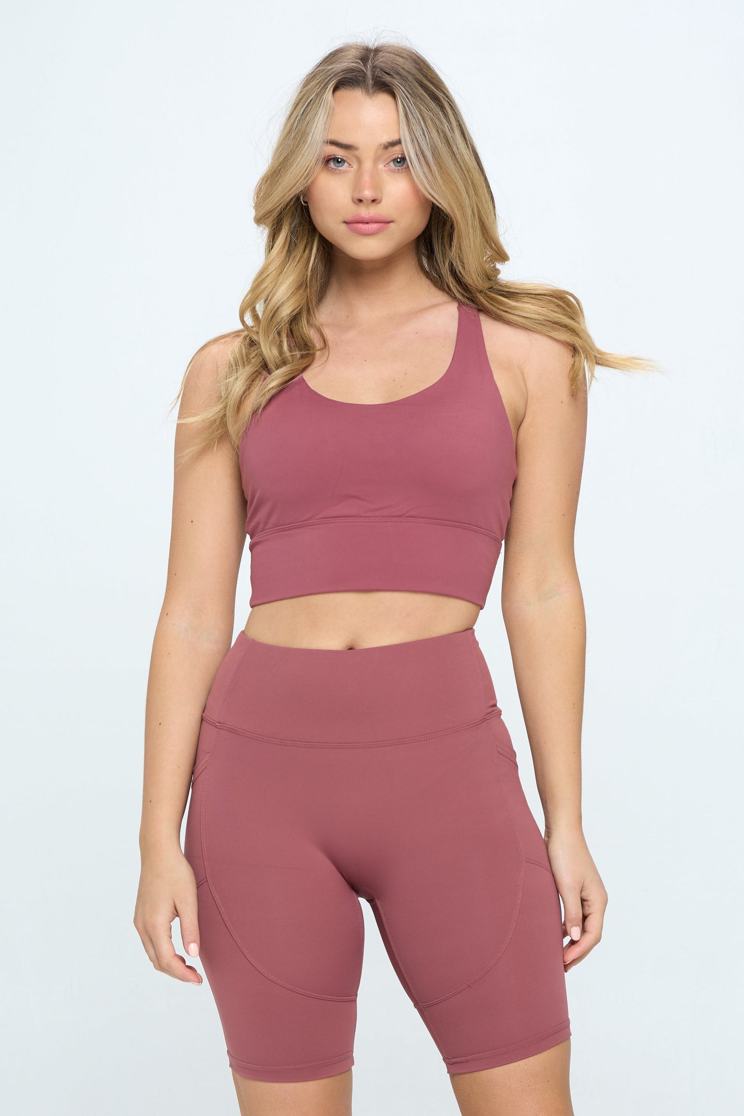 Criss Cross Back Sports Bra For Women