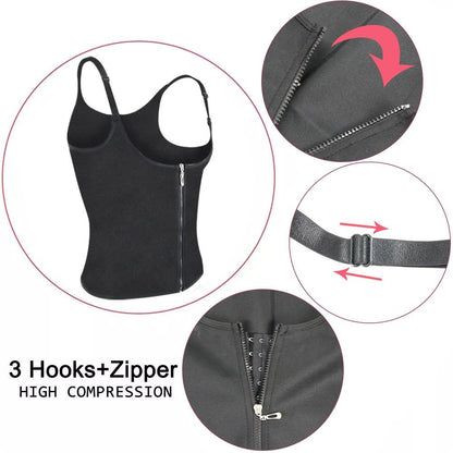 Compression Vest Waist Trainer Corset Straps Tummy Control Shape