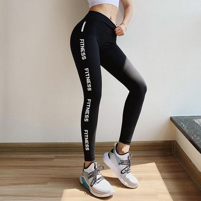 EP Pink Hip Up Fitness Pants Women 4 Way Stretchy Sport Tights legging