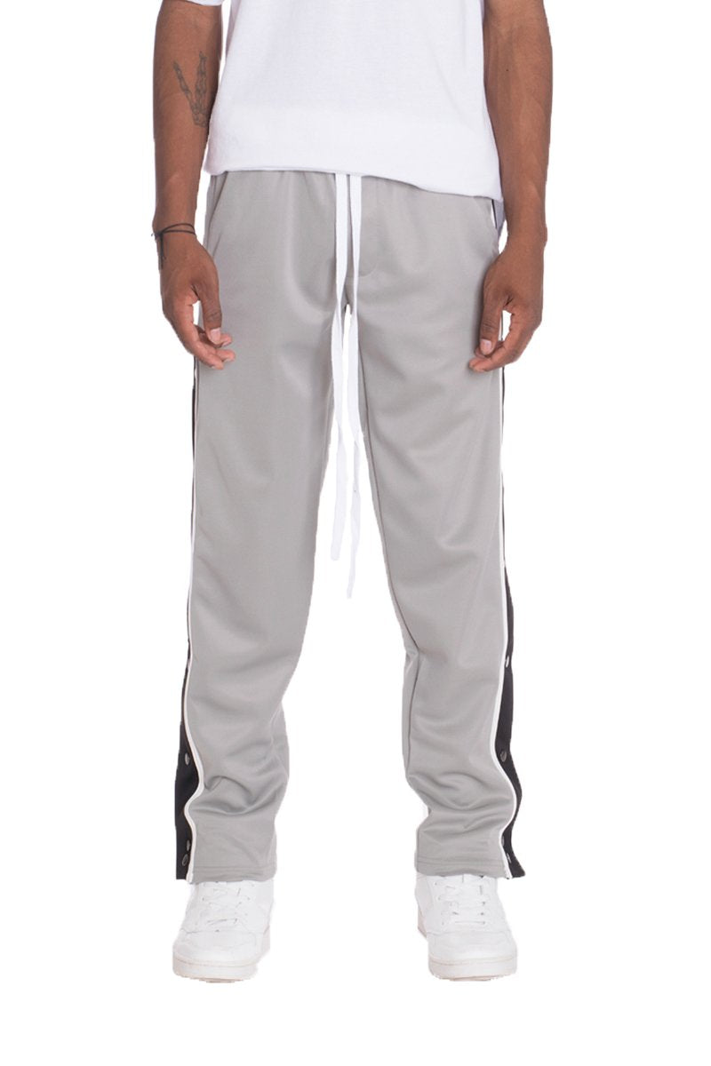 SNAP BUTTON TRACK PANTS