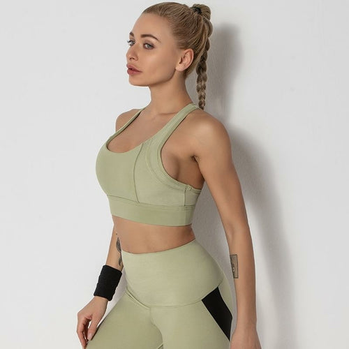 Stretch Breathable Yoga Sports Bra Top - Indicart