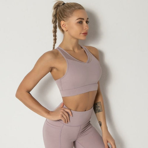 Training Athletic Gym Fitness Sports Bra Top - Indicart
