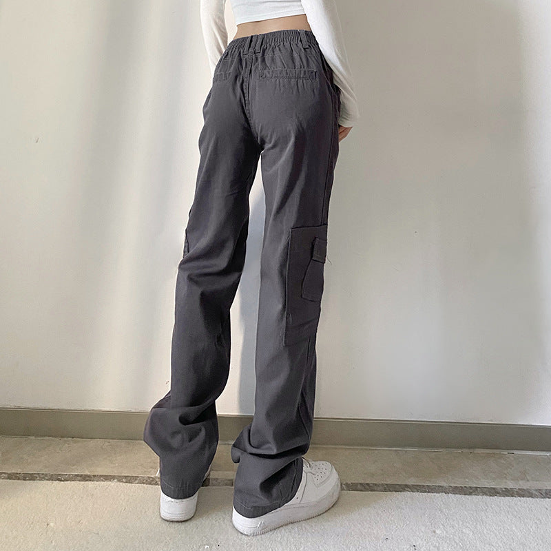 Low Waisted Grunge Baggy Jeans Fairycore Cute Cargo Pants