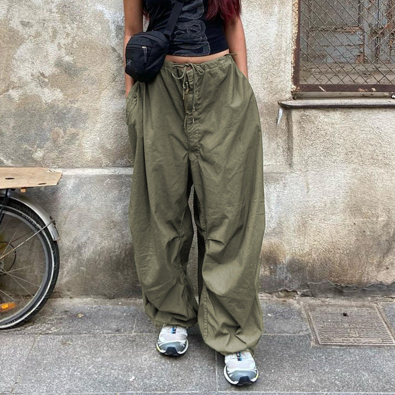 Streetwear Joggers Baggy Trousers Loose Wide Leg Women Punk Sweatpants