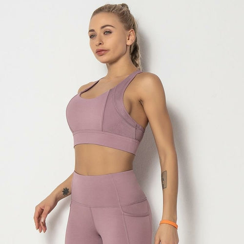 Stretch Breathable Yoga Sports Bra Top - Indicart