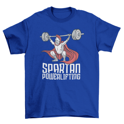 Spartan powerlifting t-shirt
