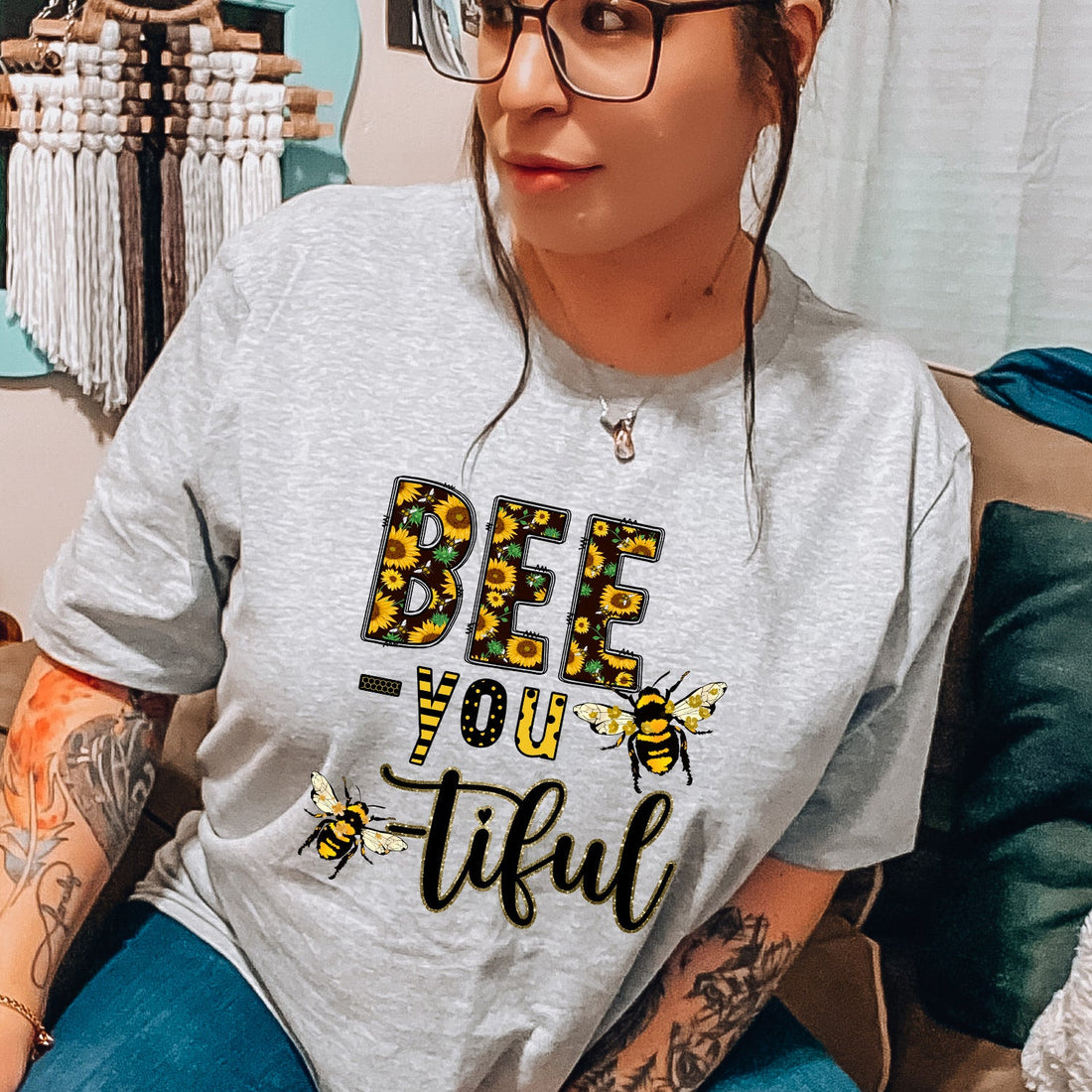 Bee You-tiful Sunflower Unisex T-shirt