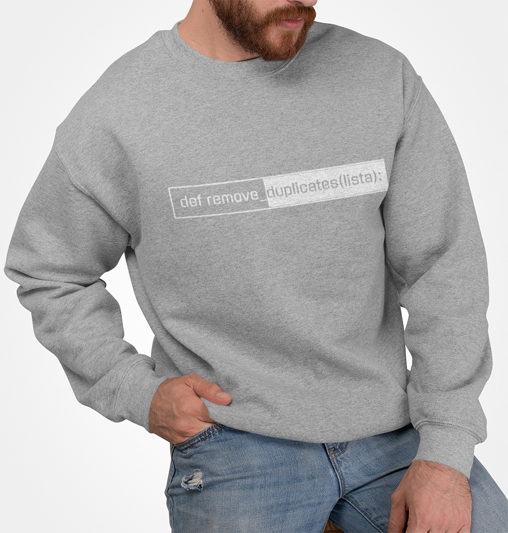 Mens Python Coding Logo Sweatshirt - Indicart