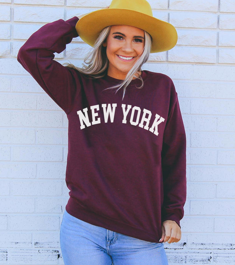 New York Sweatshirt For Women