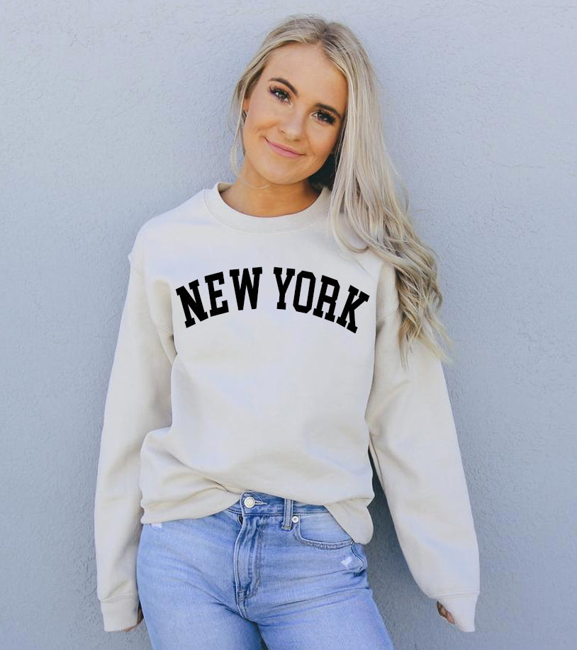 New York Sweatshirt For Women