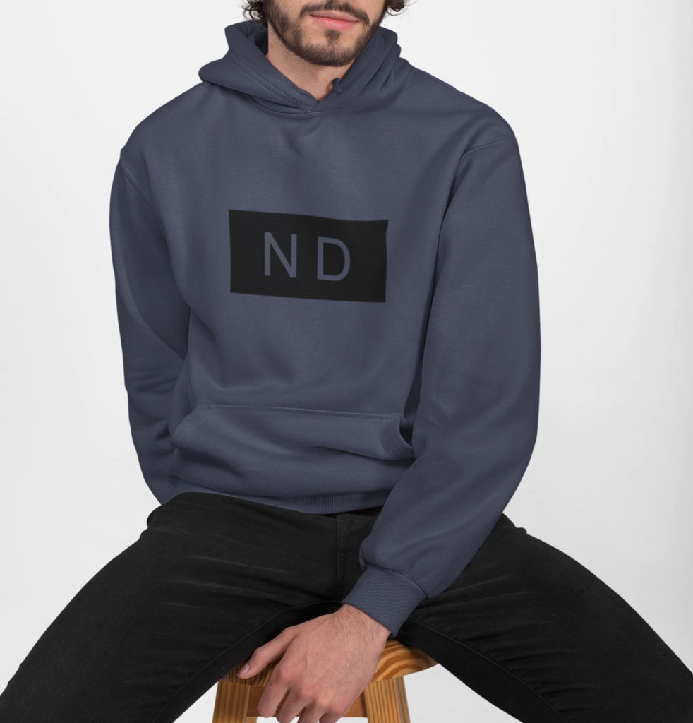 Mens Street Style ND Hooded Sweatshirt - Indicart